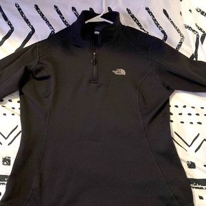 Black North face crew neck